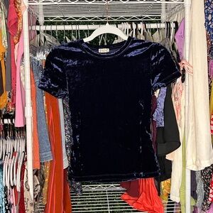 Free People Velvet Top XS
